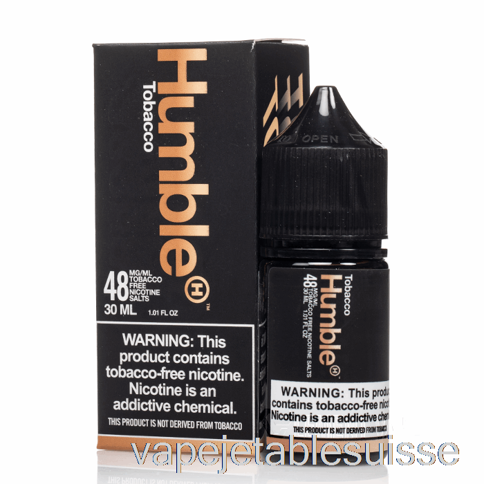 Vape Suisse Tabac - Humbles Sels - 30ml 48mg